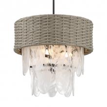 Minka-Lavery 5296-66A - Breakers Isle - 6lt Dual Mount (Pendant & Semi Flush)