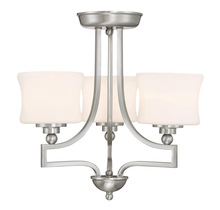 Savoy House 6P-7213-3-SN - Terrell 3 Light Semi-Flush