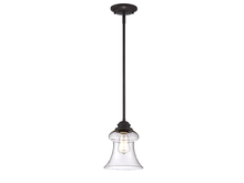 Savoy House 7-4132-1-13 - Vintage 1-Light Mini-Pendant in English Bronze