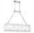 Genry 3-Light Linear Chandelier in Polished Nickel