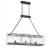 Genry 3-Light Linear Chandelier in Matte Black