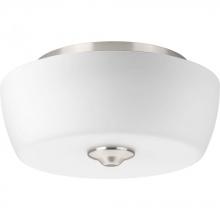 Progress P350061-009 - Leap Collection Two-Light 14&#34; Flush Mount