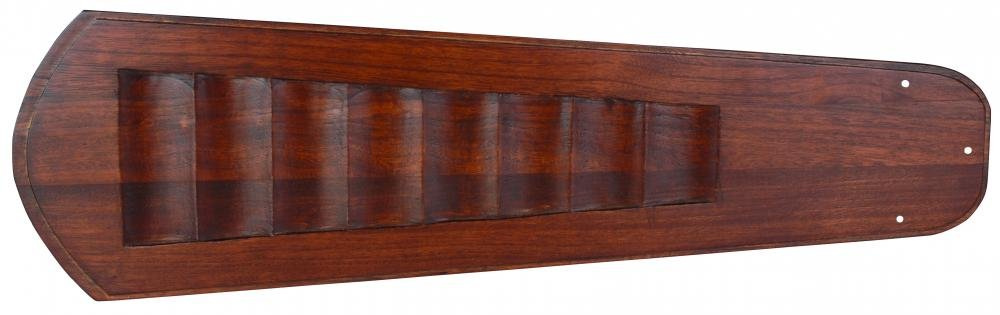 70&#34; Custom Carved Blades in Scalloped Walnut