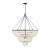 Rylee 15 Light Matte Black Chandelier
