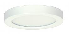 Satco Products Inc. S9357 - 13.5 watt; 7" Flush Mount LED Fixture; 3000K; Round Shape; White Finish; 277 volts