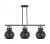 Newton Sphere - 3 Light - 42 inch - Matte Black - Island Light