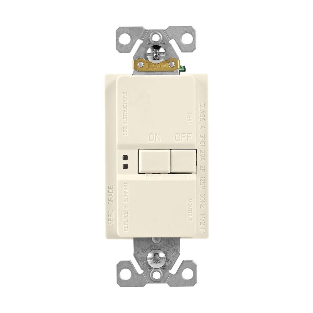 GFCI Self Test Blank Face 20A 125V LA