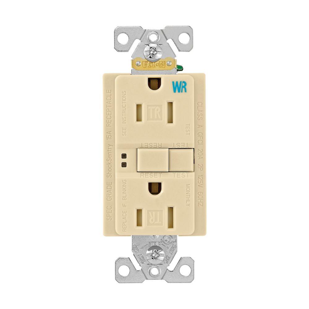 GFCI TWR Self Test Duplex 15A 125V IV