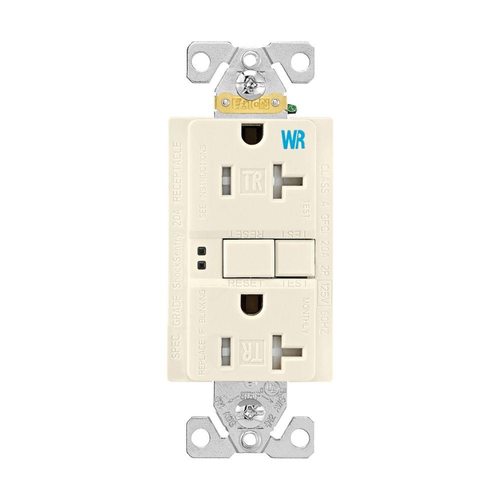 GFCI TWR Self Test Duplex 20A 125V LA