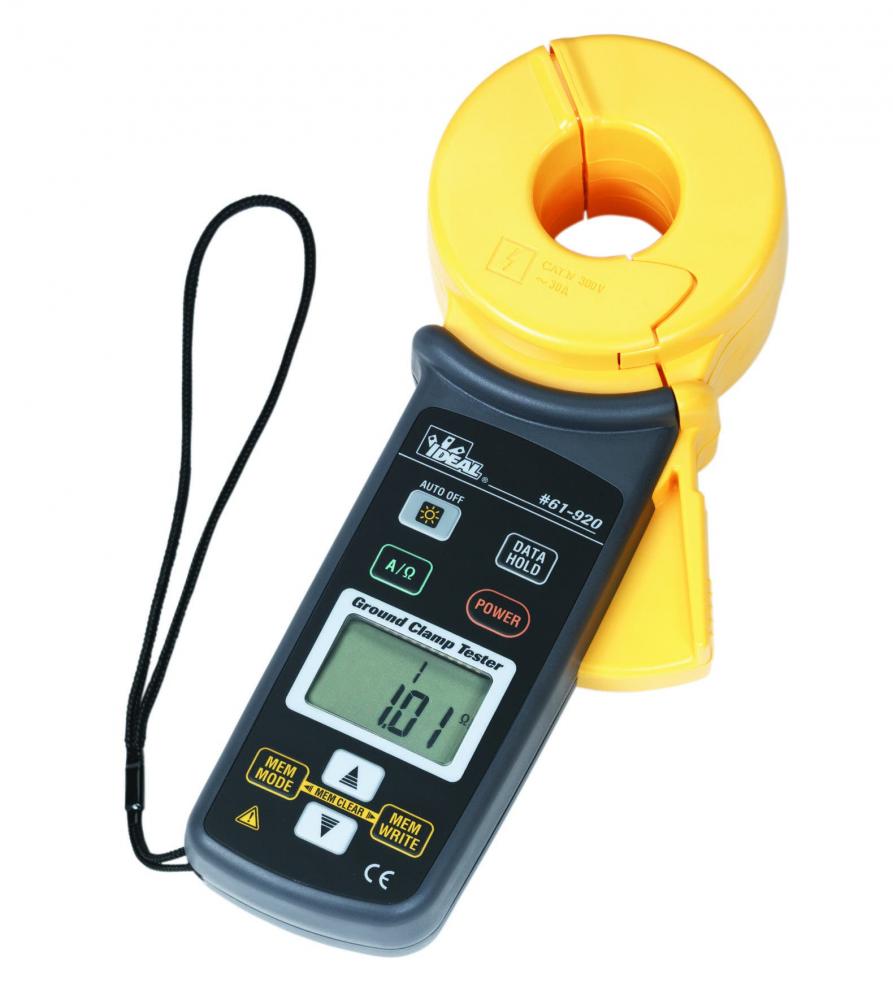 Ground Resistance Clamp Meter,Ideal,CAT III,0.1