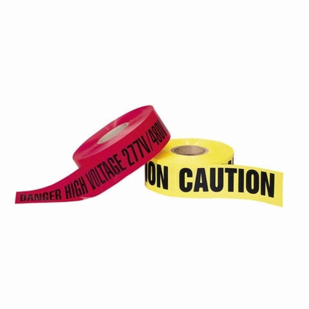 BARRIER TAPE,YLW&#34;CAUTION&#34;,2MIL