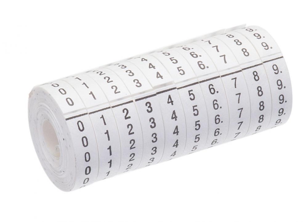 Wire Marker Roll,Ideal,Polyester,LGND: 0-9,10/Bo