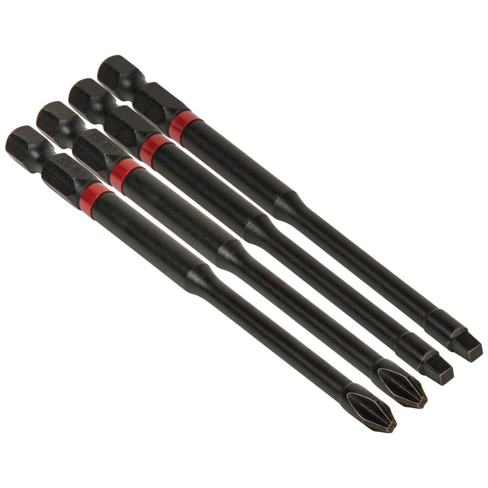 Pro Impact Power Bits,  4 Pack