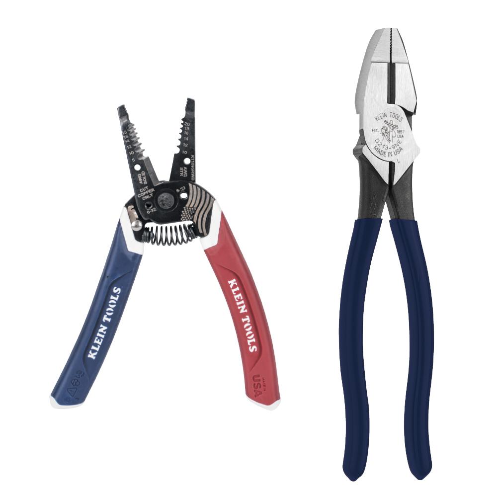 Lineman Plier Stripper Kit, 2 Pc