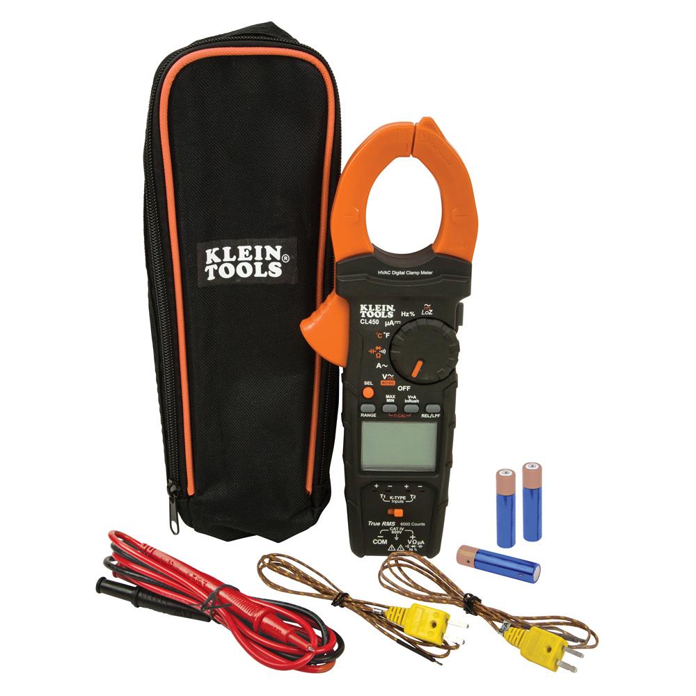 HVAC Clamp Meter, Differential Temp