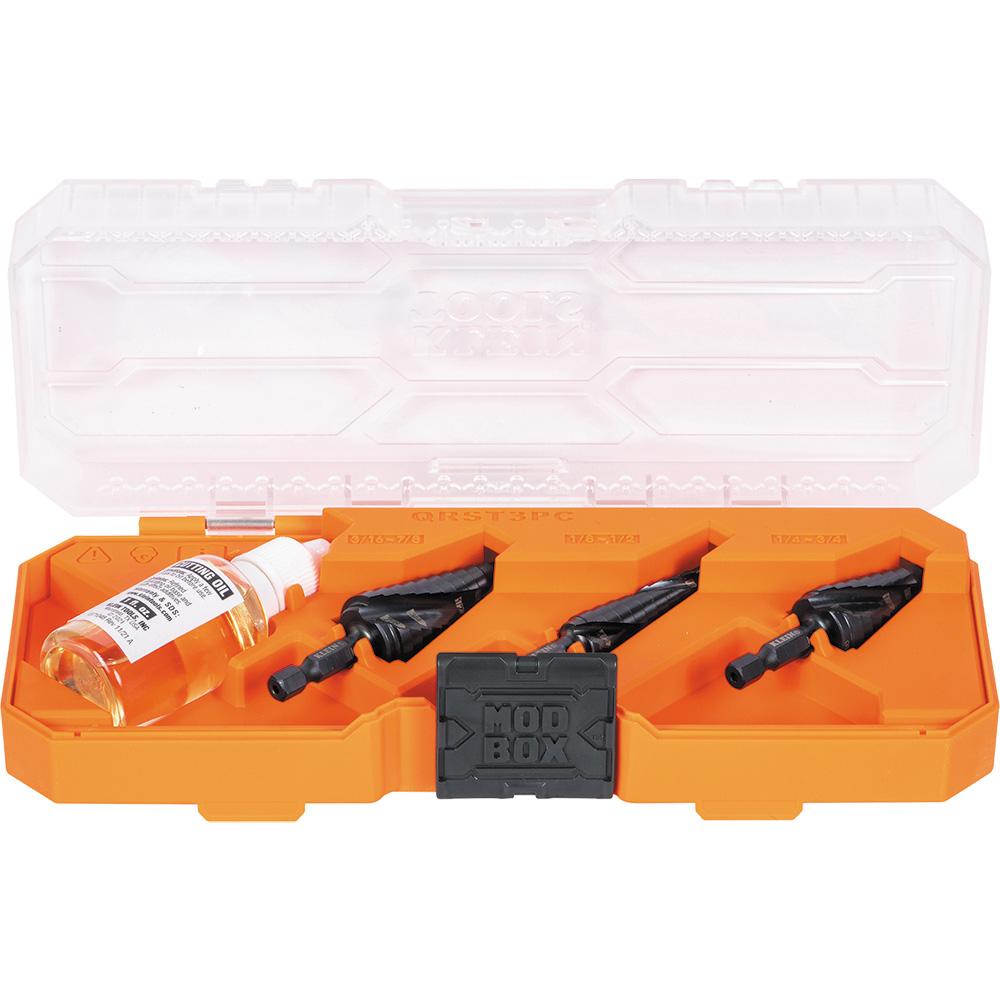 Quick Release Step Bit Set, 3 Pc