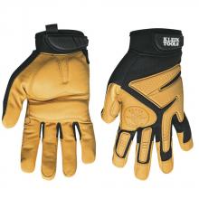 Klein Tools 40221 - Journeyman Leather Gloves, Size L