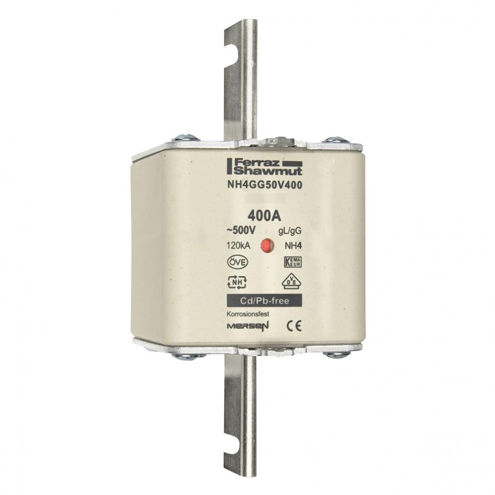 Fuse-link NH4 gG 500VAC 400A live tags Center in