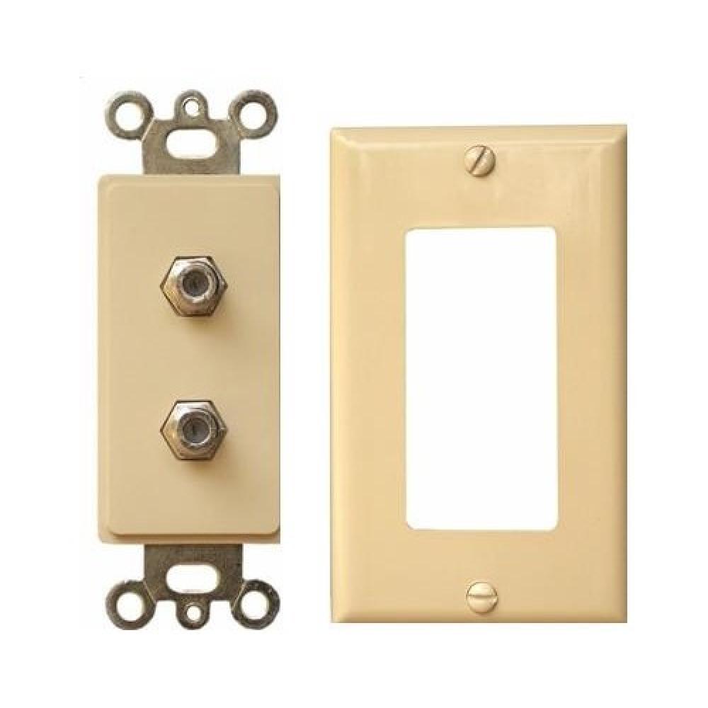 2Piece Deco Dul F Con WallPlat Ivory