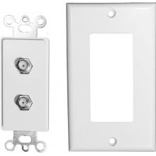 Morris 85221 - 2Piece Decorative Dul F Con WallPlat Wht