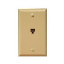 Morris 86010 - Sgl RJ14 6 Cndtr Ph1 Jack WallPlat Ivory