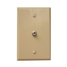 Morris 87510 - Midsize Sgl F Conn Wallplate Ivory