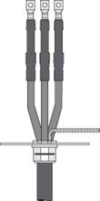 3M Electrical Products 7623-T-95-3-RJS - 7623-T-95-3-RJS  QTIII 3 COND TERM KIT