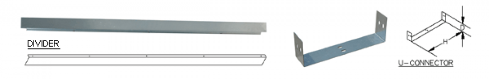 60 IN. DIVIDER FOR X-RAY DUCT  13174