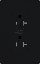 Lutron Electronics CAR-15-HDTR-BL - CLARO 15 A TMPR RESIST HALF DIM RECPT BL