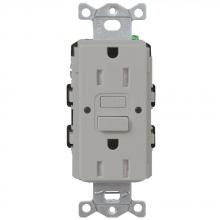 Lutron Electronics CAR-15-GFST-GR - CA 15A GFCI SELF TESTING RECEPTACLE GRAY