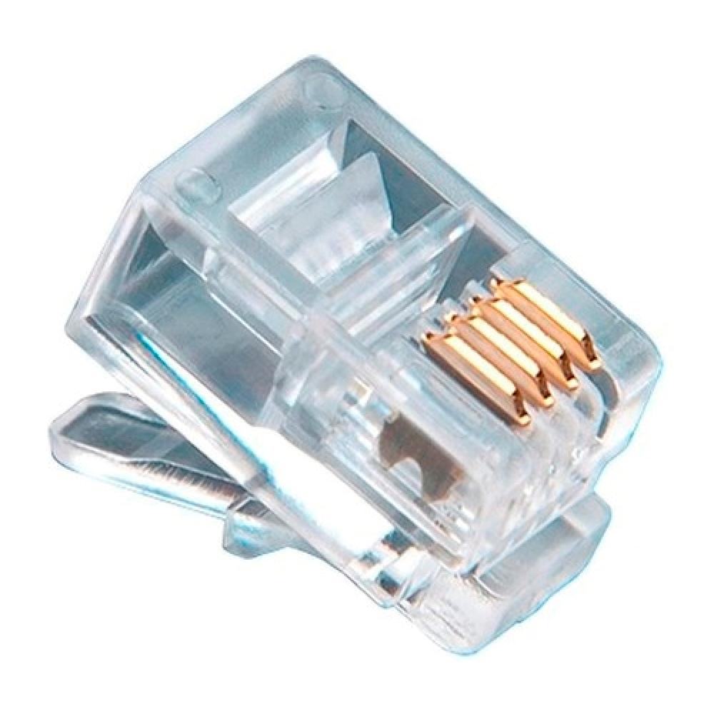 RJ-22 4P4C Flat-Stranded 100/Jar