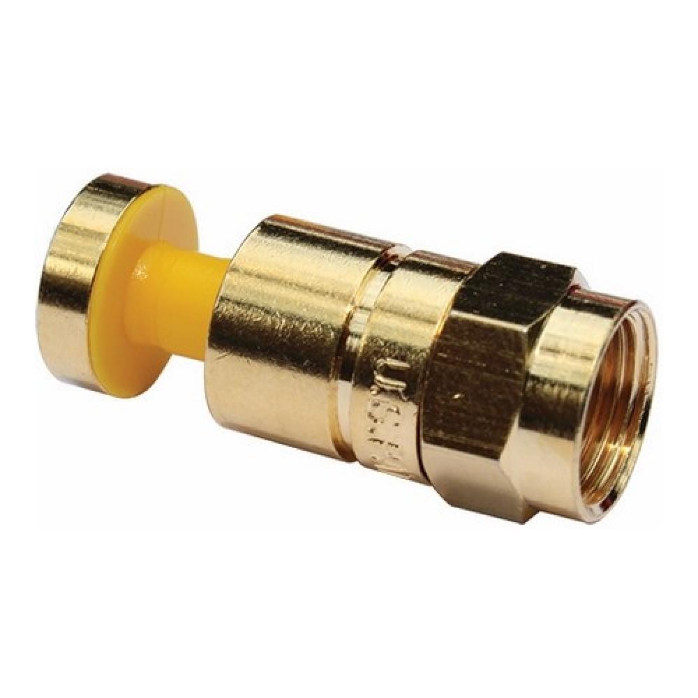 F RGB Compression 25AWG Gold Pl 25/Bg