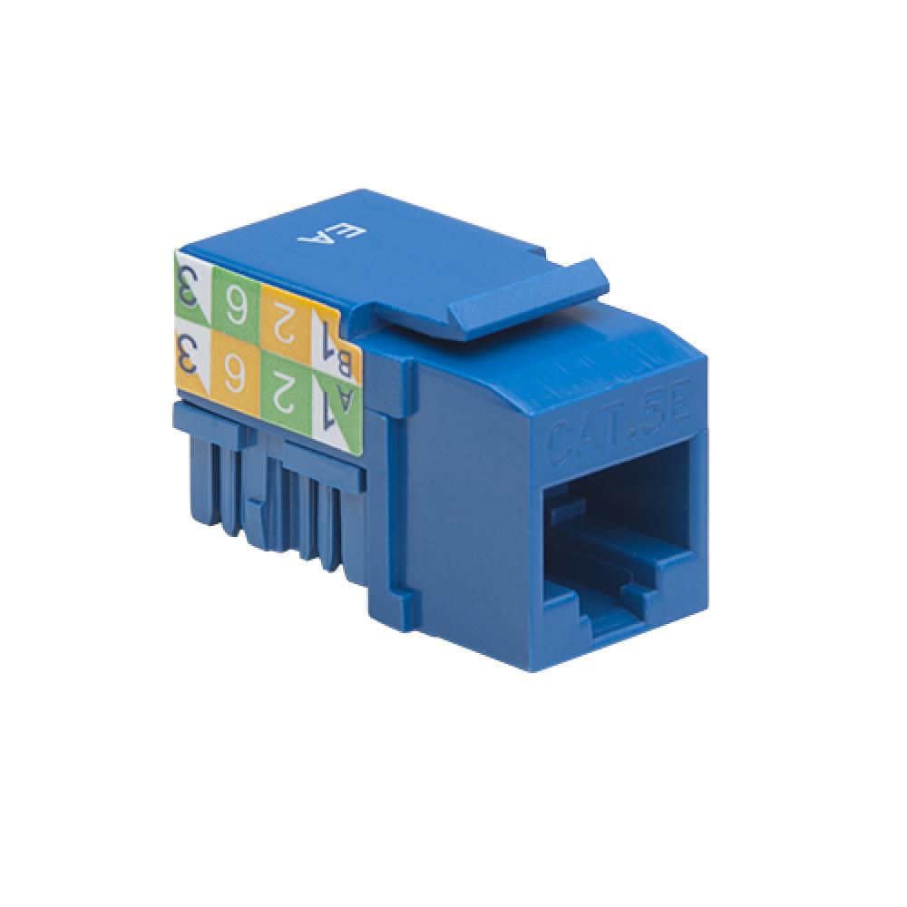 Keystone Jack 5e 110 Blue Install Pk