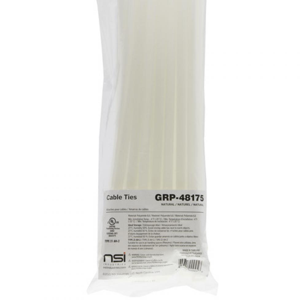 PowerGRP Cbl Tie Natural 48&#34; 175lb (50PK)