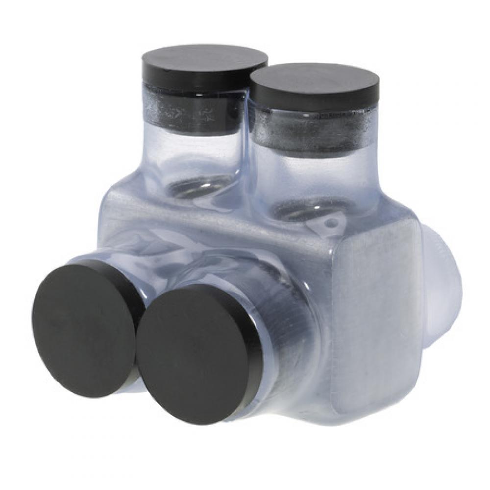 Clr 250-6AWG Insltd MultTp Conn 2Prt (DBLSDENT)