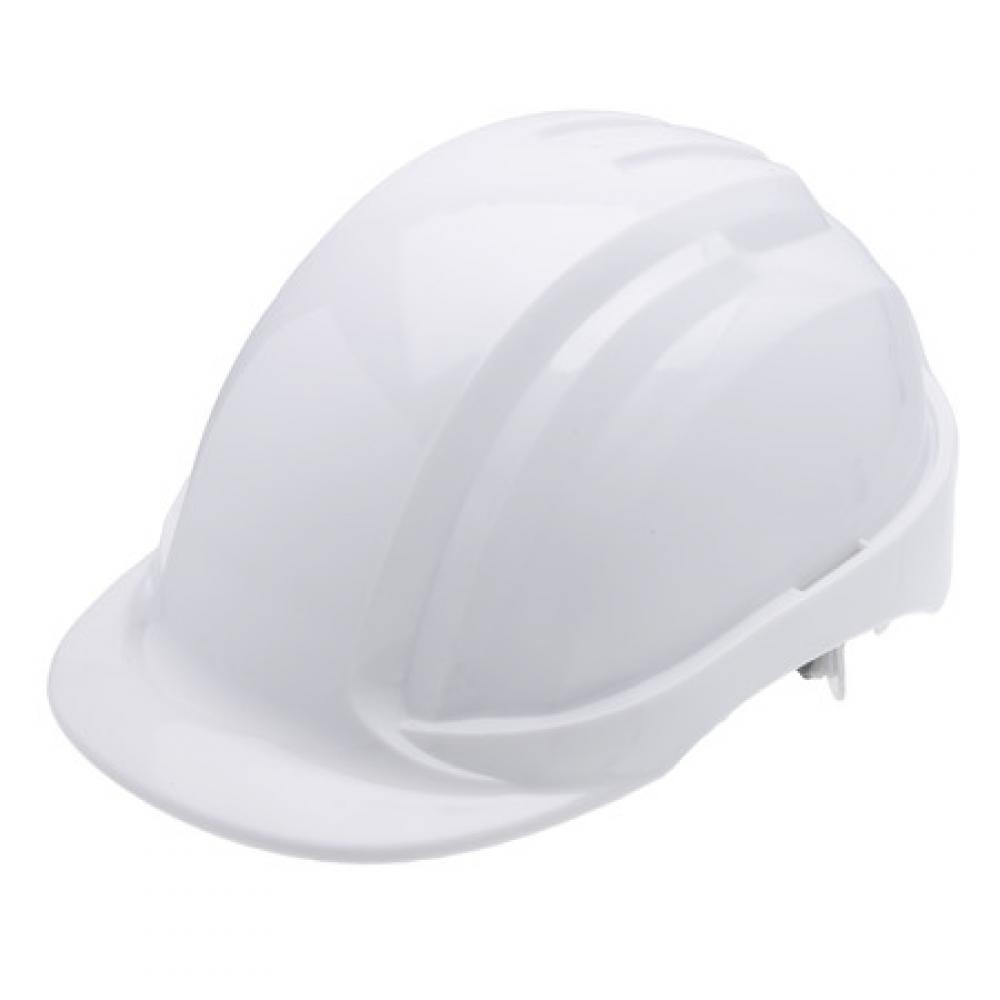 6Pt SuspRtch adj HDPE cap brim WHT Sfty helmet 5