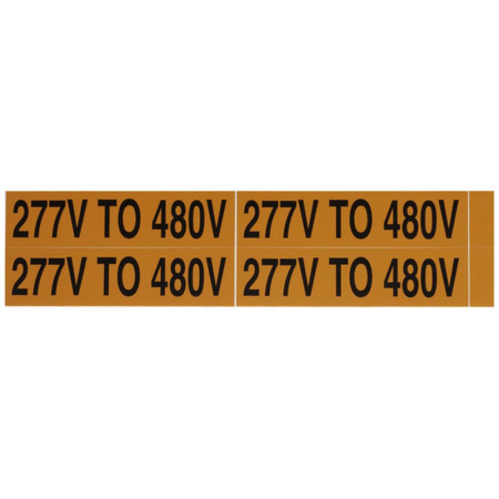 Voltage Markers (4) 277V To 480V