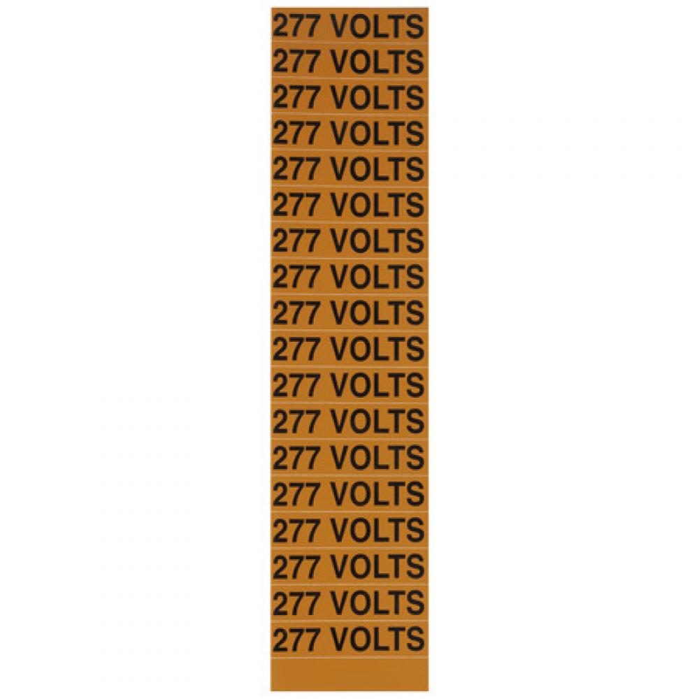 Voltage Marker Card 277 Volts