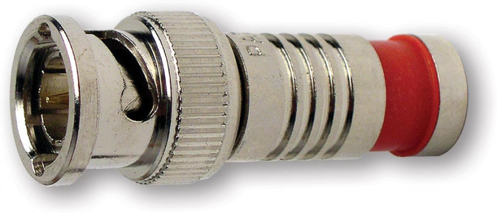 BNC RG6Q Compression Nickel Pl 25/Bg