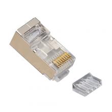 NSi Industries 106205 - RJ45 Shield C6 2pc w/Lnr Rd-Sld 3-Pg
