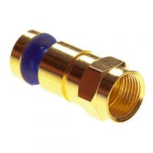 NSi Industries 18215 - F RGB Compression 23AWG Gold Pl 25/Bg