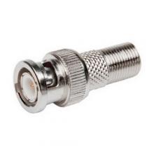 NSi Industries 18310C - BNC Male to F Female Adapter, Clam