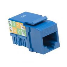 NSi Industries 726BL-1 - Keystone Jack C6 110 Blue Install Pk