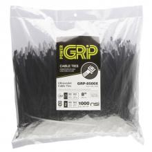 NSi Industries GRP-8500X - PowerGRP Cable Tie Black 8" 50lb (1000PK)