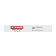 NSi Industries VLL - Vinyl Lockout Labels