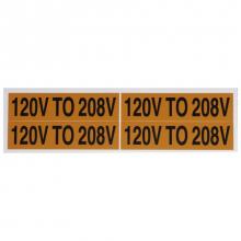 NSi Industries VM-B-35 - Voltage Markers120V to 208V