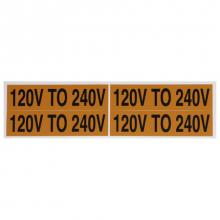 NSi Industries VM-B-36 - Voltage Markers (4) 120V to 240V