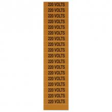 NSi Industries VM-C-5 - Voltage Marker Card 220 Volts