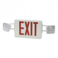 NSi Industries EEL2RWRM-LED - LED Exit Lgt 120/277V Red 2Lgt's Rem/Bat