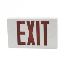 NSi Industries EXLBURW-SL - LED Exit Light 120/277V Red Battery